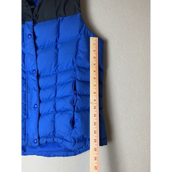 LL Bean Vest Womans 1X Blue Classic Pertex  Puffer Downtek Quilted Outdoor - Picture 10 of 11